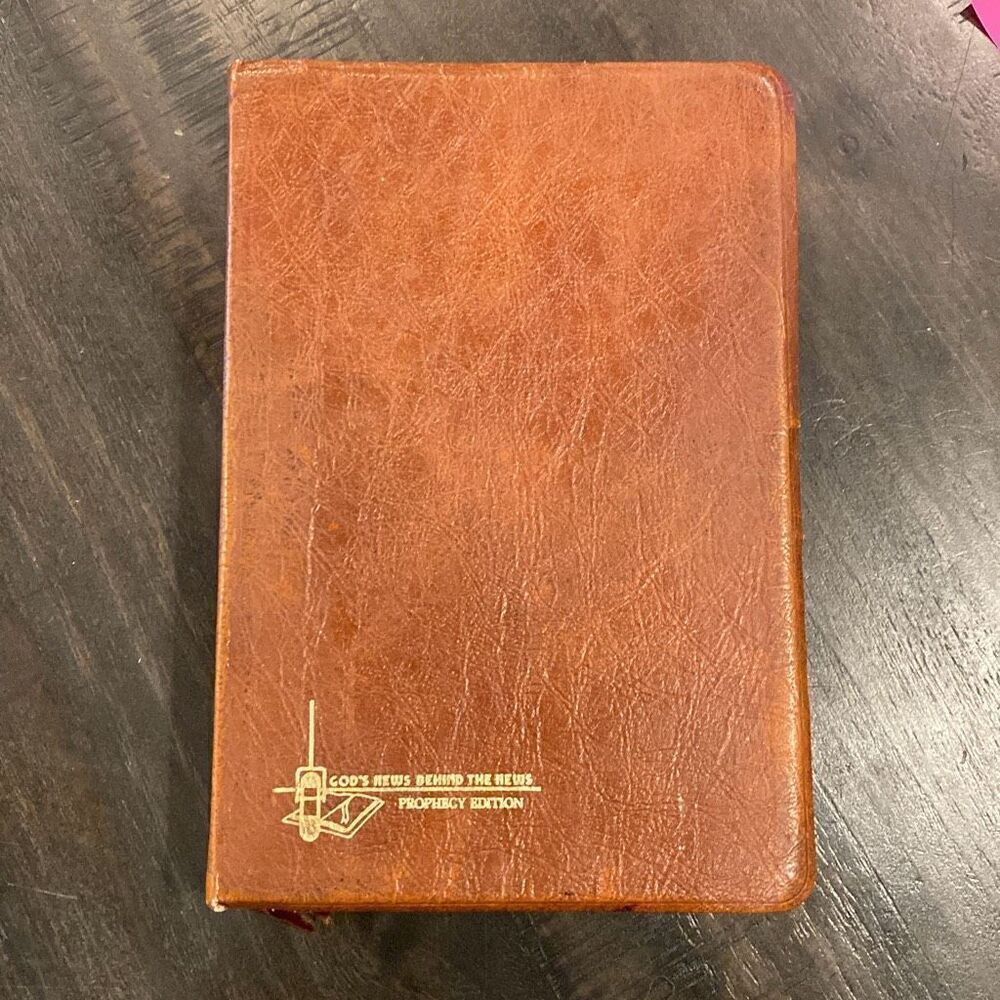 The Open Bible KJV Prophecy Edition 1975 Red Letter and References READ